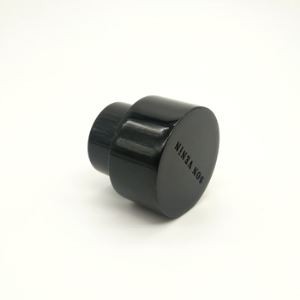 Spīdīgs melns Zamac smaržu vāciņš