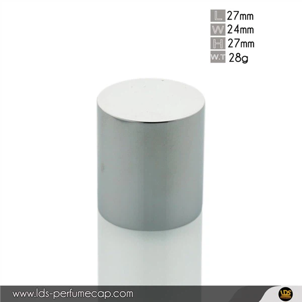 Sudraba cilindroīda smaržu vāks